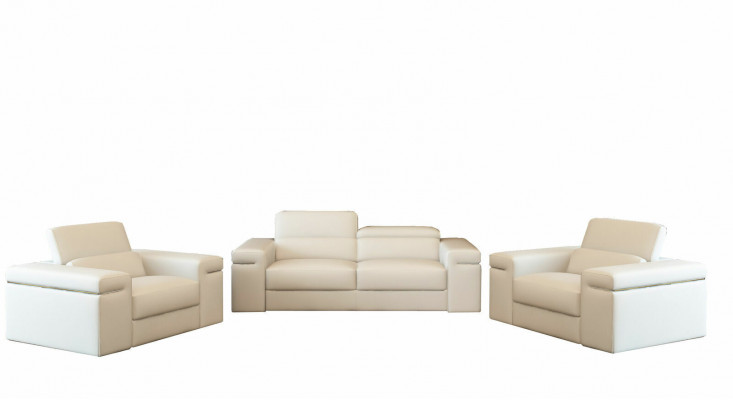 Bankstel Bank Bekleding Lederen Bank Woonkamer Zitplaatsen 3+2+1 Set Sets