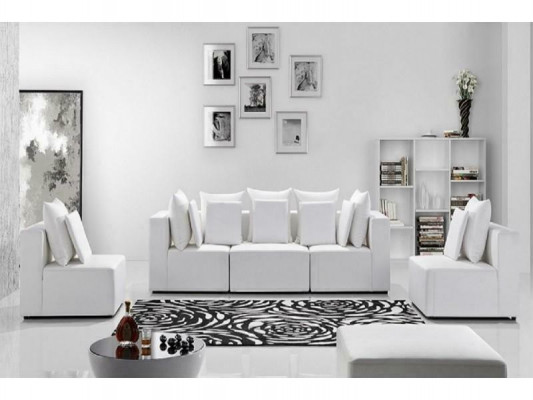 Couch Bank Woonlandschap Hoekbank Multifunctionele Opstellingswijze Bekleding Hoek