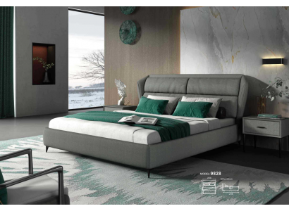 Bed Klassiek gestoffeerd luxe tweepersoons slaapkamer designbedden 180x200cm.
