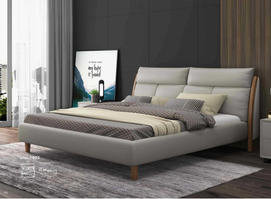 Ontwerp Textiel Bed Huwelijk Moderne Hotel Frame Luxe Tweepersoons Bedden
