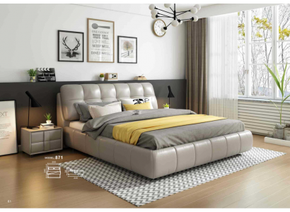 Bedden dubbel bed slaapkamer huwelijk gestoffeerde bed dubbele bedden 180x200cm nieuw