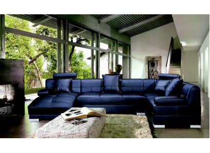 Leren bank Bank Woongebeid Hoekbank Hoekstel Design Modern Decor