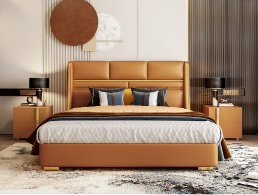 Klassiek bed tweepersoons bed bedden hout landhuisstijl slaapkamer