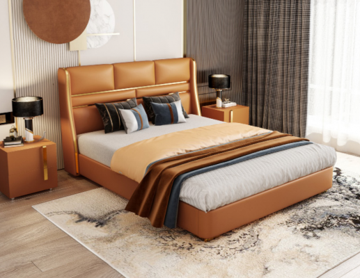 Klassiek bed tweepersoons bed bedden hout landhuisstijl slaapkamer