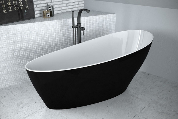 Baden Ovaal Ontwerp Vrijstaand Modern Badkamer