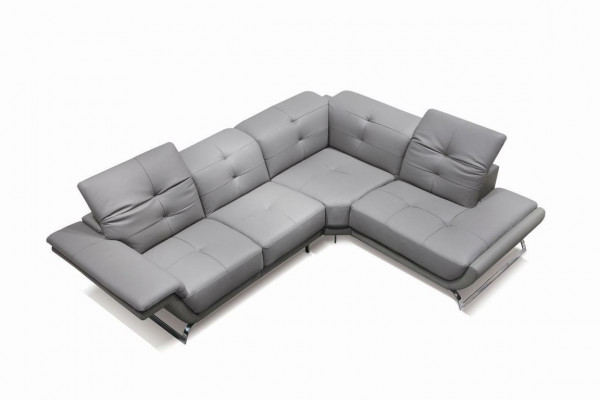 Multifunctionele bank hoekbank Media TV bank leren bank woonlandschap L-vorm