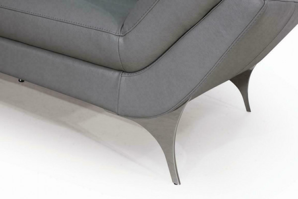 Leren bank Bank Woonlandschap Hoekbank Hoekstel Ontwerp Modern Sofa 1541