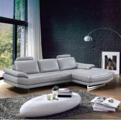 Leren bank bank woonlandschap hoekbank hoekgroep design modern sofa 1508