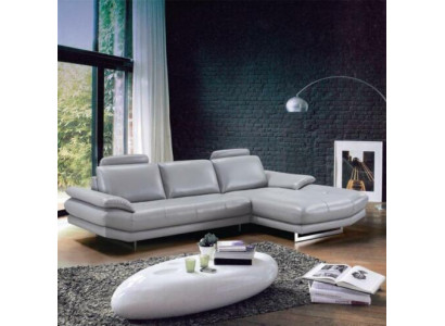 Leren bank bank woonlandschap hoekbank hoekgroep design modern sofa 1508