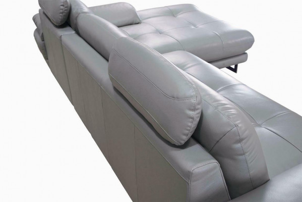 Leren bank bank woonlandschap hoekbank hoekgroep design modern sofa 1508