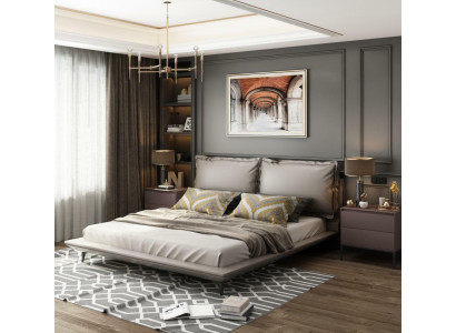 Tweepersoonsbed Bed Huwelijksbed Ontwerp Luxe Luxe Bedden Ontwerppers Textiel