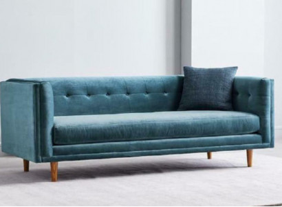 Woonlandschap Stoffen Bank 3-zits Relaxstoel Design Bank Lounge Banken Textiel