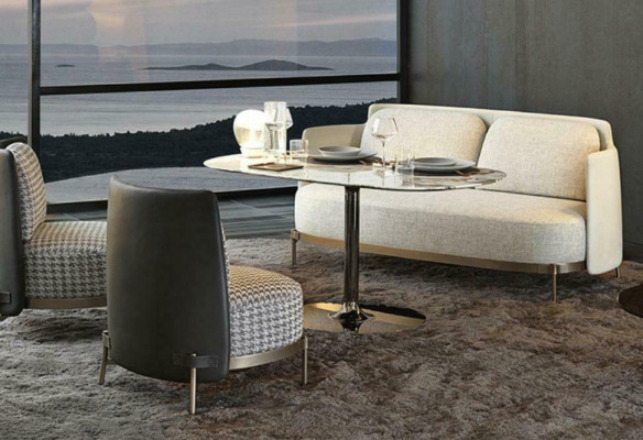 Ontwerpmeubels Modern Relax Zit Luxe Meubels Woonlandschap Bank 3-zits Bankstellen