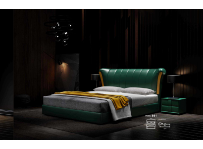 Beddenbekleding Klassiek tweepersoonsbed 180x200cm Houten bedden Slaapkamer