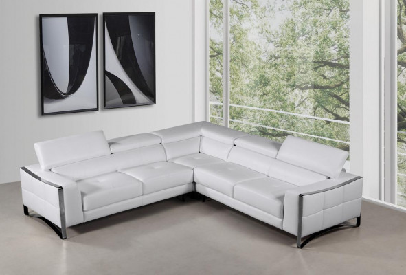Ledersofa Bankstel Woonlandschap Hoekbank Hoek Garnituur Design Modern Sofa 1504B