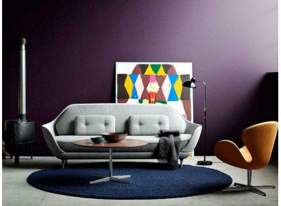 Bank Woonlandschap Relax Zitontwerp Bank Lounge Stof Grijs Modern Bankstellen Nieuw