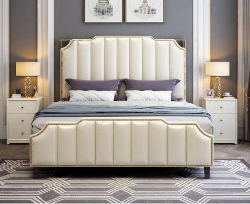 Bed Kussen Ontwerp Luxe Tweepersoons Hotelbedden Huwelijk 180x200cm Slaapkamer