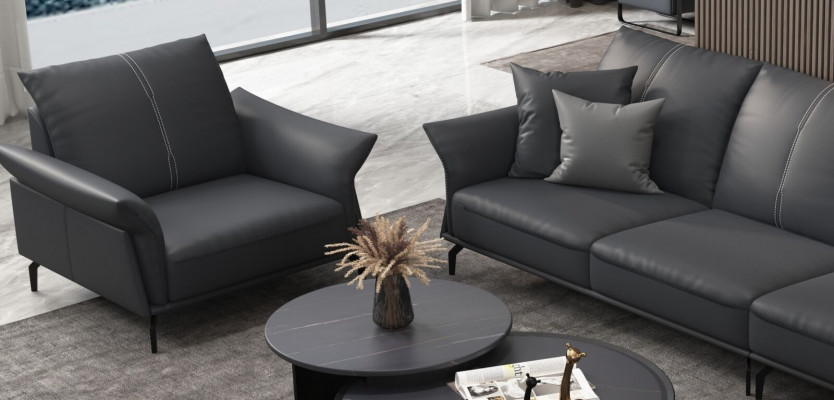 Fauteuil Relax Stof Lounge Luxe TV Club Fauteuil Bekleed Zitbank Design Bank