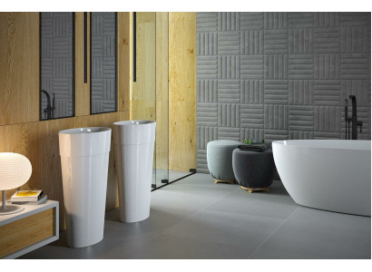 Modern design wastafel acryl badstaande wastafel