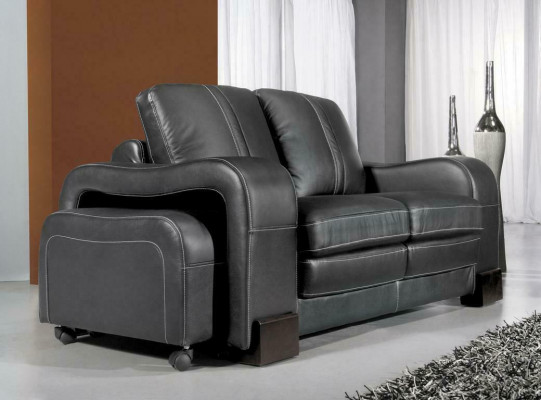 Sofa set bekleding bank bank set 3+2 zitsbanken banken leer nieuw