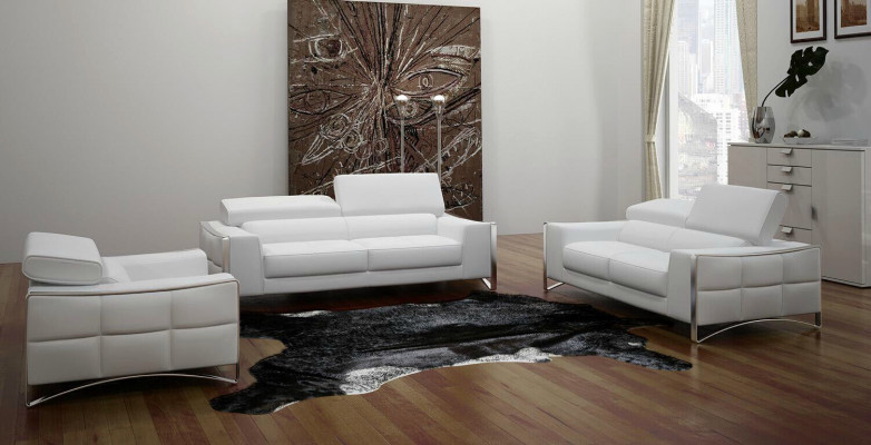Sofa set van leer 3+2 (zonder fauteuil) bank zitkussen bekledingsset 1504