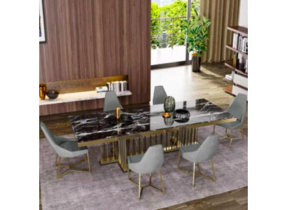 Meubels Tafel Tafels Eetkamer Ontwerp Keuken Luxe Moderne Marmeren Eettafel 90x160