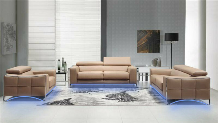 Sofa Bank Bekleding XXL Groot 3-Zits (zonder 2+1) Bankstellen Lederen Zit Ontwerp