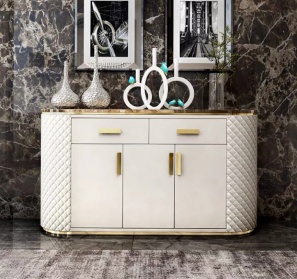 Luxe dressoir kast kast dressoirs 3 deuren met 2 laden