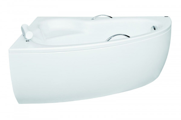 Ongelijke badkamerhoekbad ontwerp badkuipen wit.