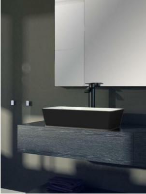 Ontwerp keramische wastafel, wastafel, handwasbak, opzetwastafel, bekken.