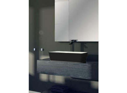 Ontwerp keramische wastafel, wastafel, handwasbak, opzetwastafel, bekken.