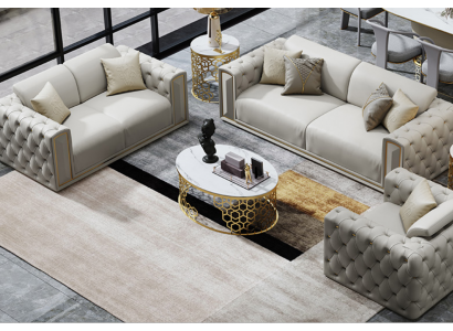 Sofagroep 3+2+1 Zits Klassieke Bankwoonkamerbank Sofa's Bekleding