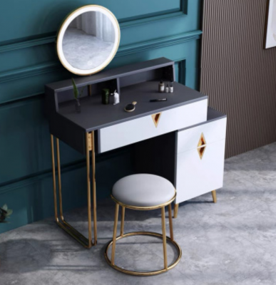 Kaptafel Tafel Slaapkamer Kruk Spiegel Jeugd Modern Stijl