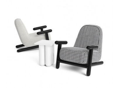 Luxe design meubels Moderne designstoel 63*80cm Textiel woonkamer