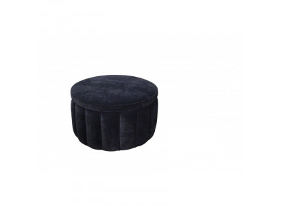 Hocker Rund Chesterfield Pouf Voetenbank Poef Gestoffeerde voetenbank Zithocker