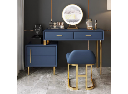 Make-uptafel Spiegel Krukje Compleet Decor Set Commode Slaapkamer Nieuw