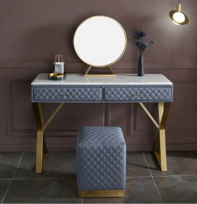 Schminktafels Consoles Tafel Slaapkamer Houten Decoratie Spiegel + Ladenkast