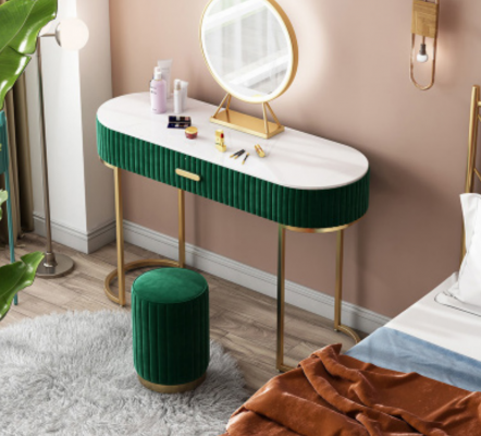 Kaptafel ontwerp console tafels + kruk kaptafel make-uptafel nieuw