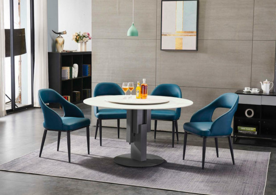 Eetkamer meubels Ovaal eettafel Tafel Ontwerp Tafels Luxe meubels Rond Nieuw Roestvrij staal