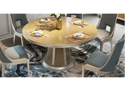 Ronde eettafel massief hout ontwerper design woonkamertafel tafel eetkamer