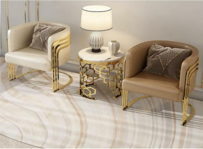 Fauteuil Club Lounge Design Armstoel Bekleed Bank 1-zits Kantoor Nieuw