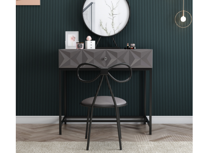 Tafel Klassieke console Spiegel Kaptafel Slaapkamer Krukje Set Commode