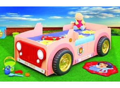 Kinderbed Bedden Bedden Kinderbed Meisjes Meisjesachtig Jeep Auto Bed voor meisjes Nieuw