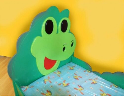 Kinderbed Jeugdbed Bed Bedden met matras met diermotief Slaapbed Dino
