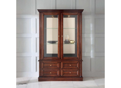 Vitrinekasten Meubels Klassieke Stijl Vitrines Woonkamer Dressoir Glas Hout