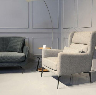 Fauteuil Stoel Bekleding TV Leer Textiel Hout Stof Design Lounge Club Relax