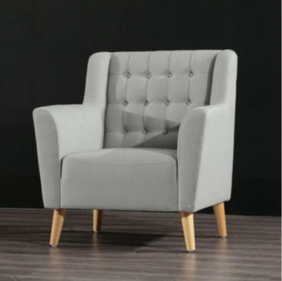Ontwerper Fauteuil Club Lounge Leunstoel Gestoffeerde Bank 1-Zits Televisie.