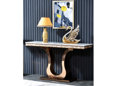 Ontwerper roestvrijstalen console tafel console consoles