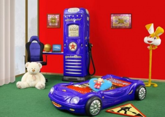 BED MET MATRAS Kinderbed Autobedden Bedden Sportwagen Jongens en meisjes BOBO