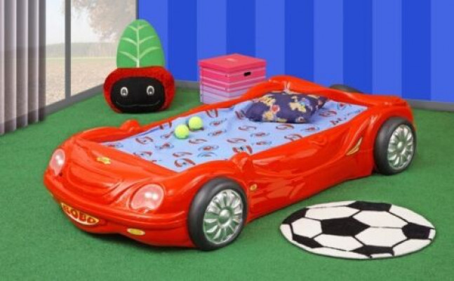 BED MET MATRAS Kinderbed Autobedden Bedden Sportwagen Jongens en meisjes BOBO